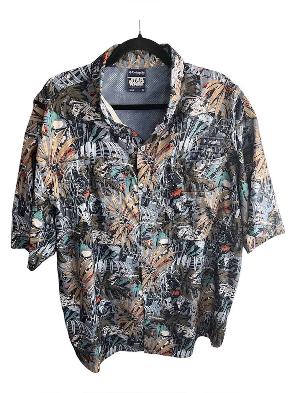Columbia PFG Star Wars Outer Rim Collection Super Tamiami Short Sleeve Shirt XL